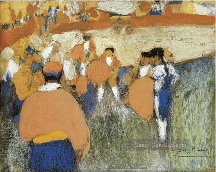 Dans l Aren 1900 Kubismus Ölgemälde